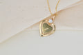 Vintage Gold Fill Heart Pendant Necklace