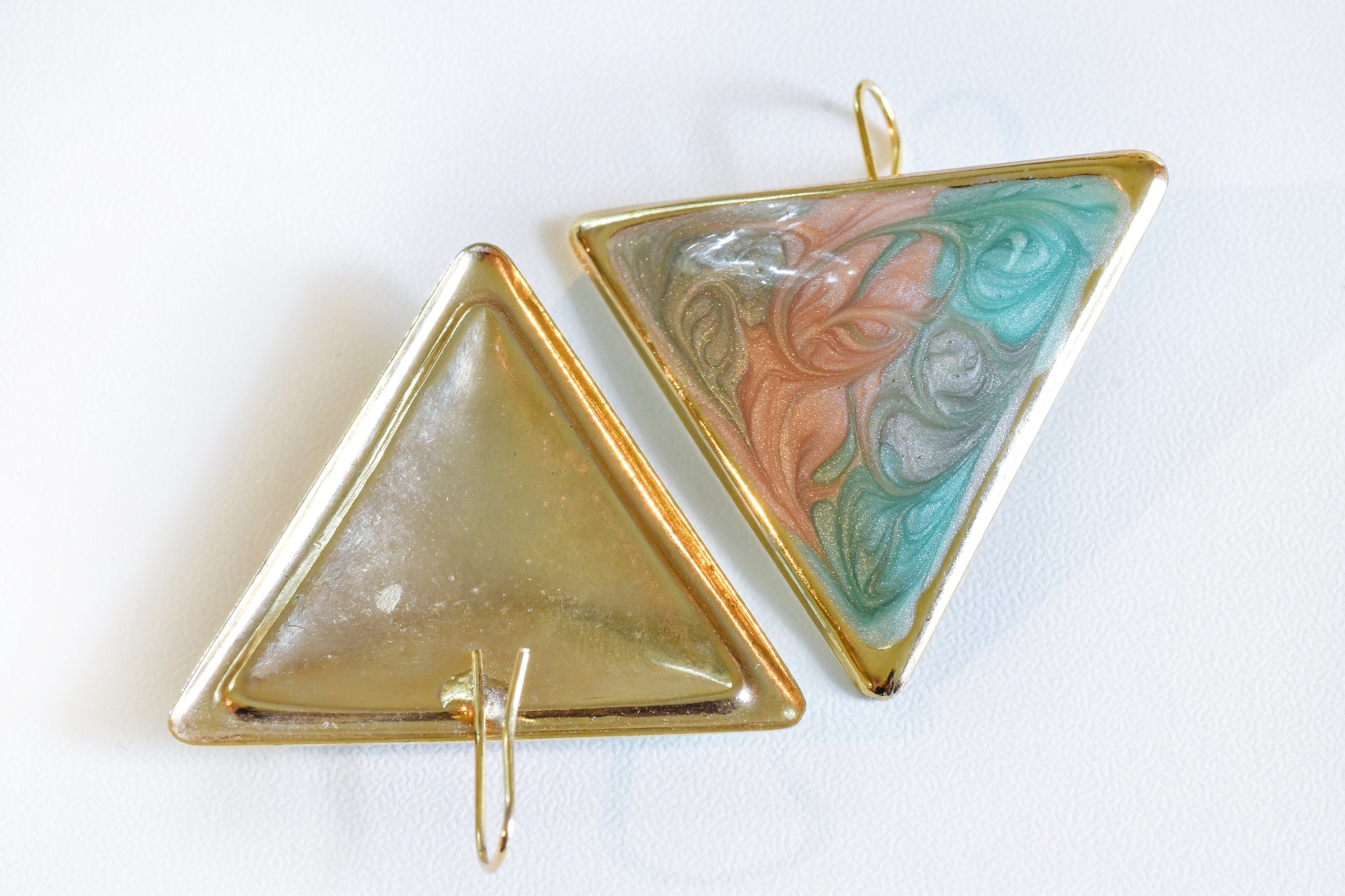 Vintage Triangle Earrings
