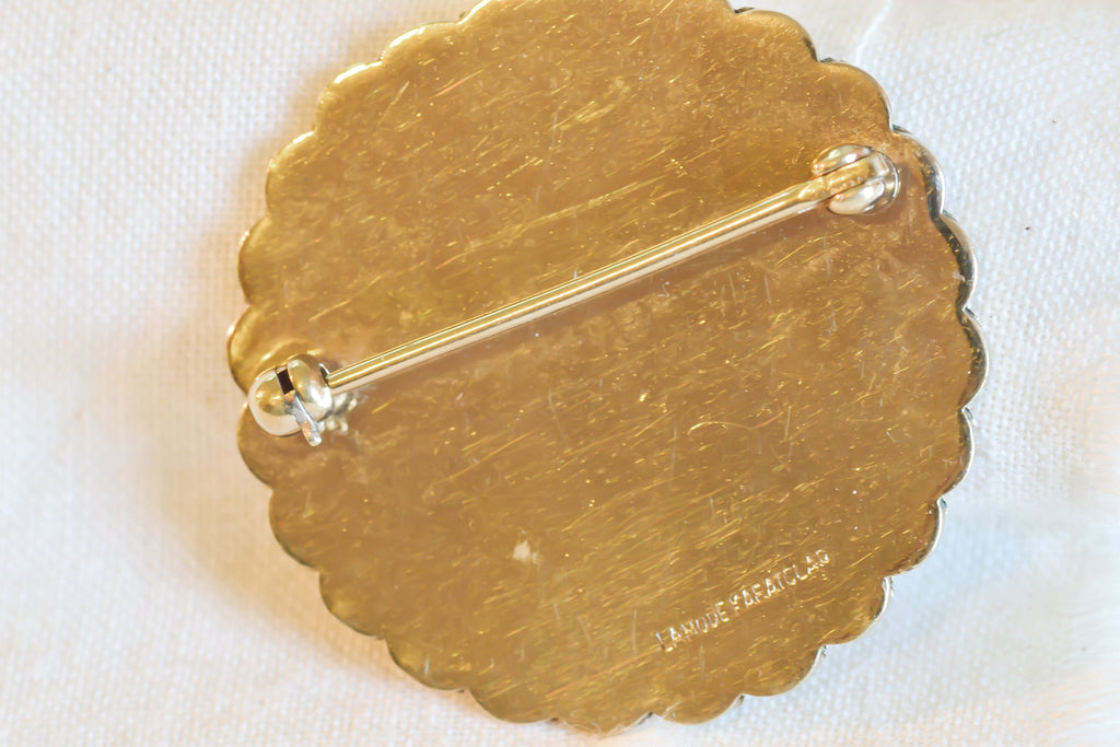 Vintage Monogram Brooch