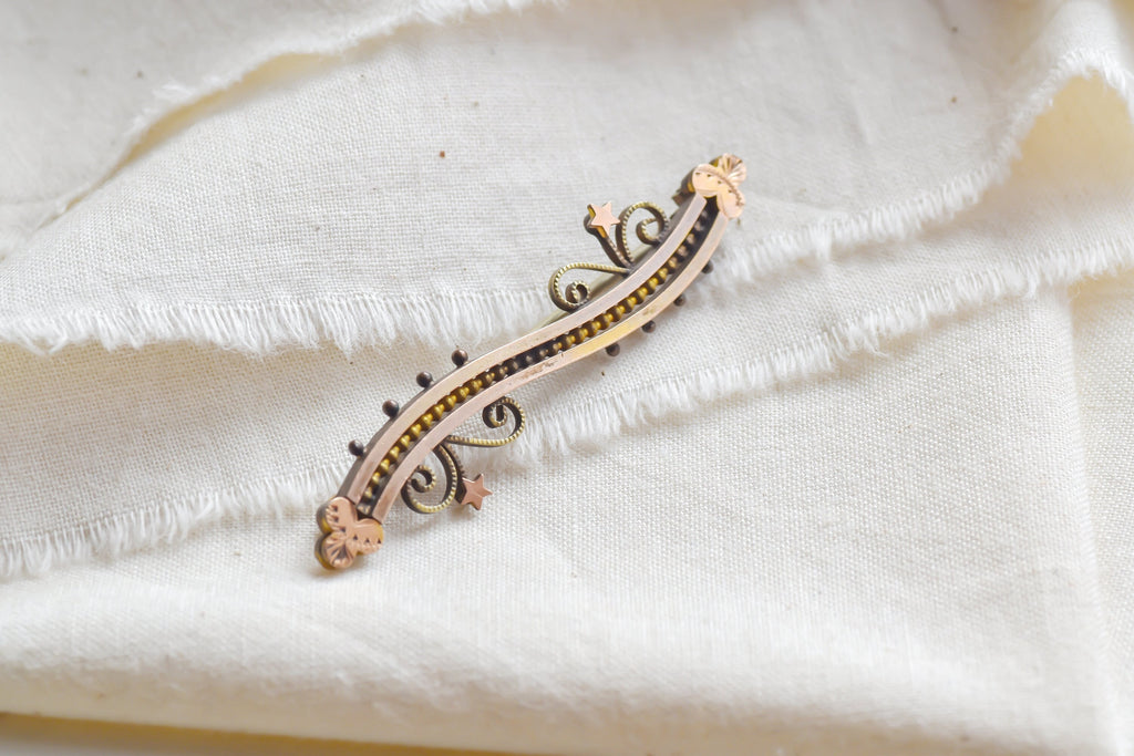 Antique Victorian Bar Pin Brooch