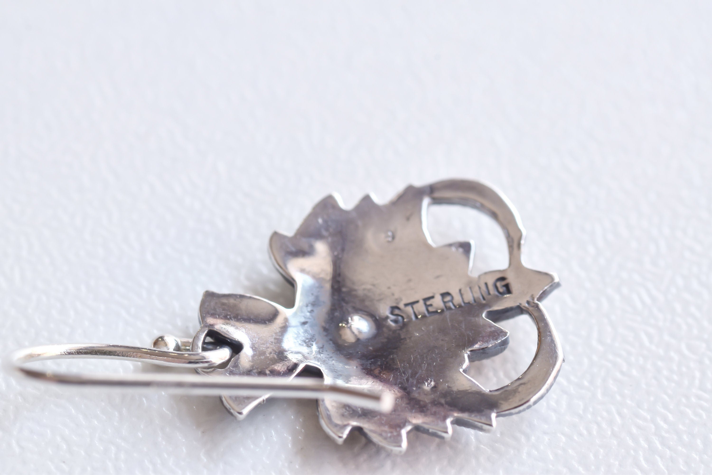 Art Deco Sterling Silver Marcasite Earrings