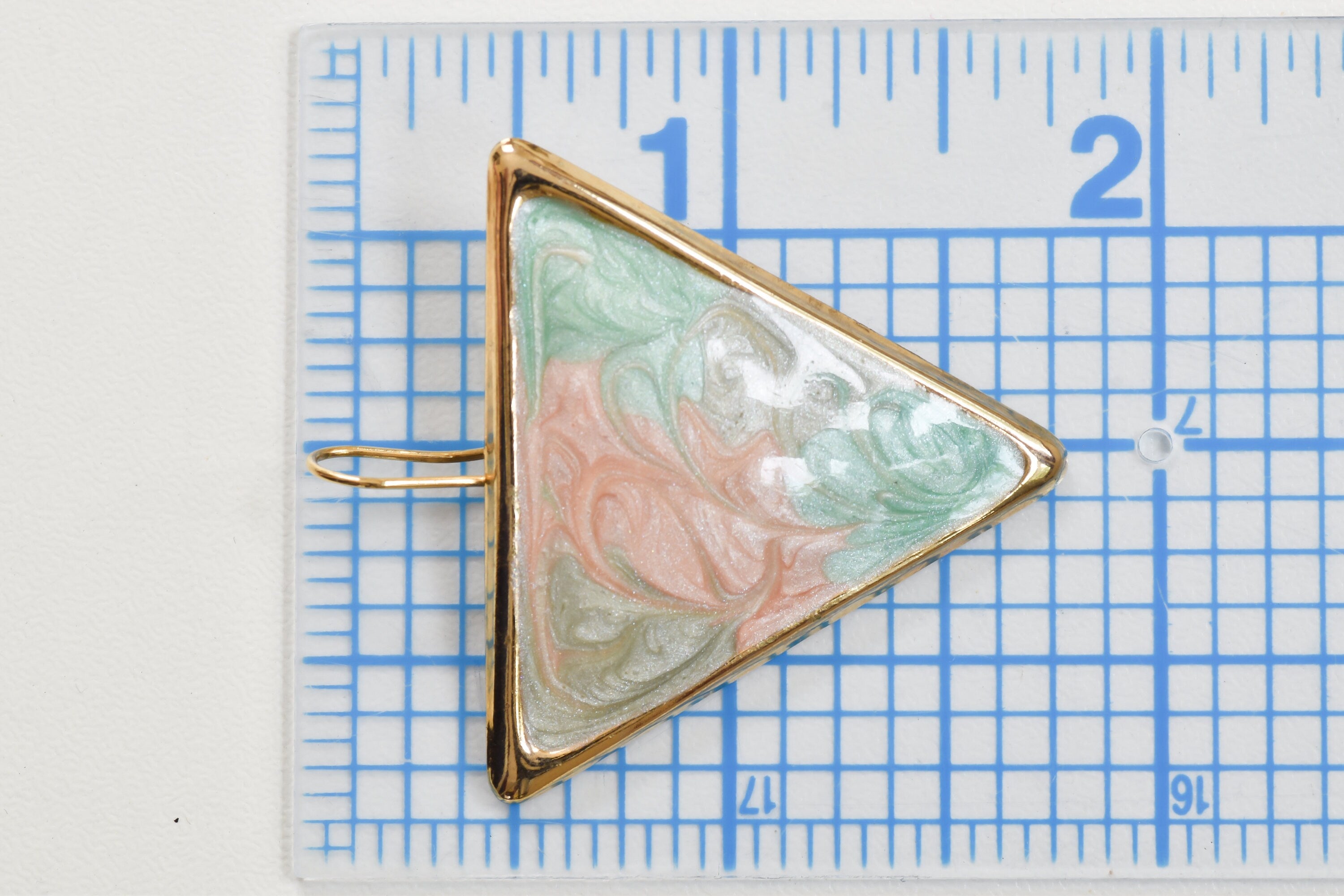 Vintage Triangle Earrings