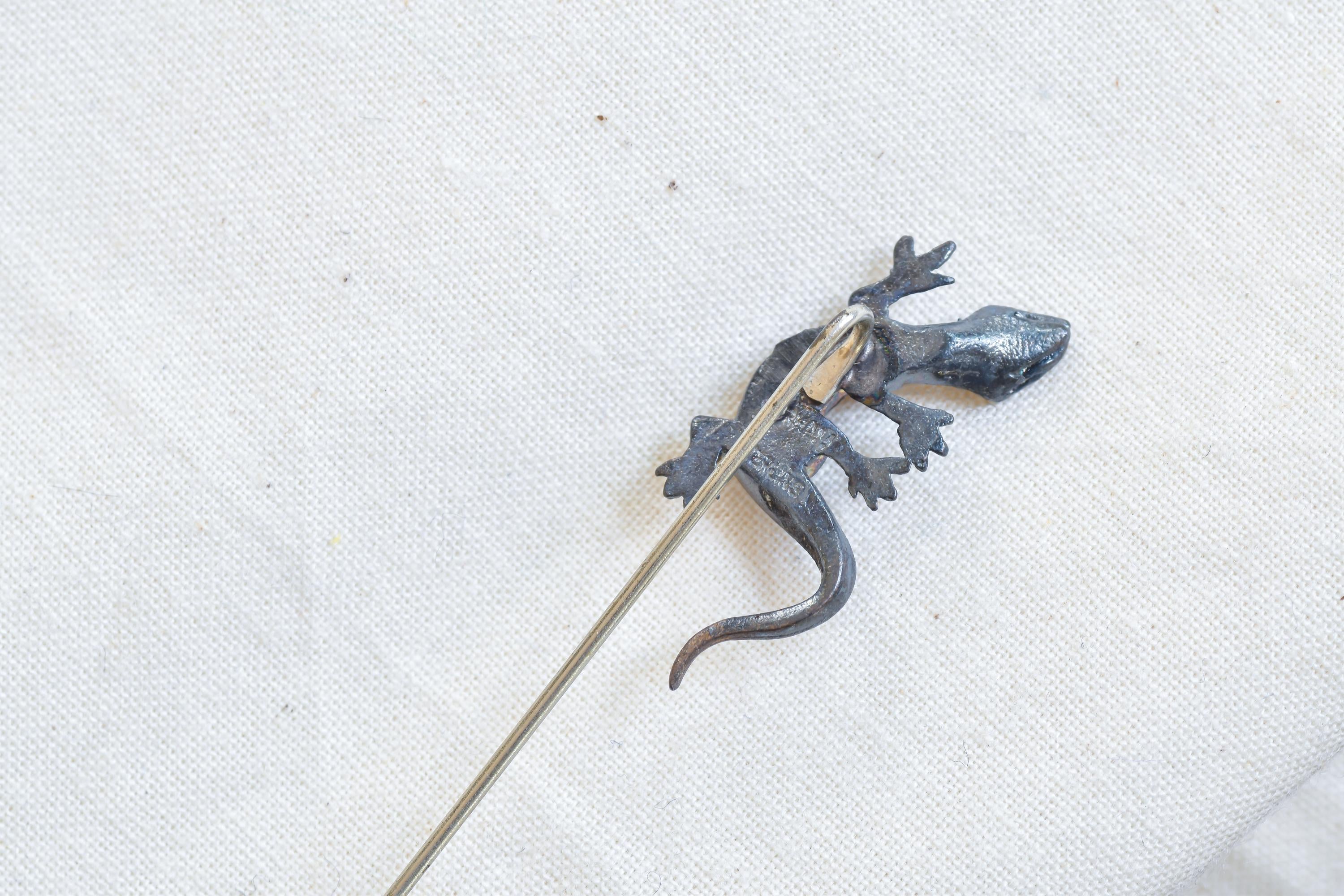 Victorian Lizard Stick Pin