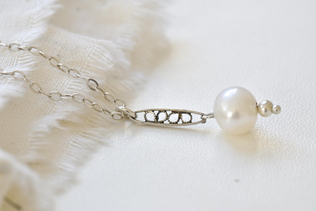 Art Deco Pearl Pendant