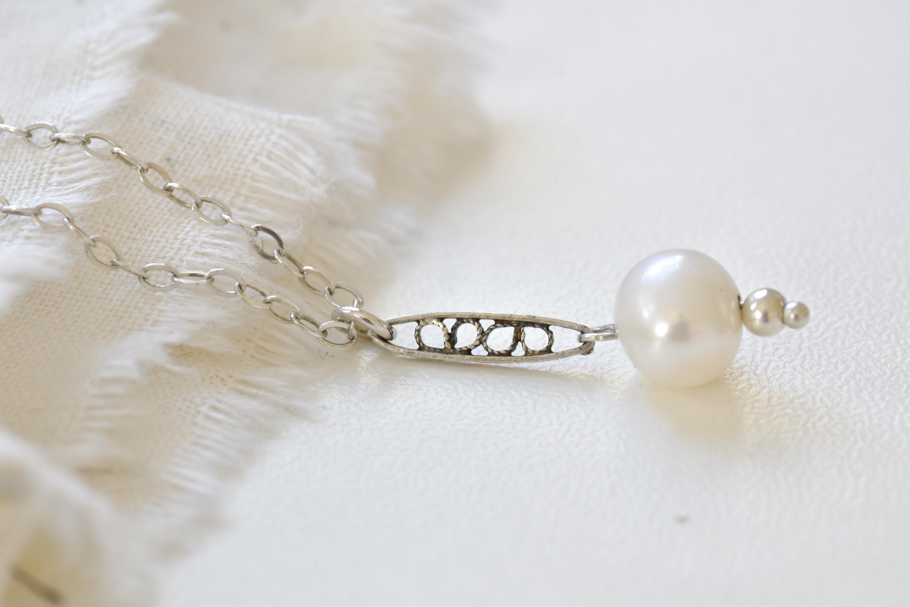 Art Deco Pearl Pendant