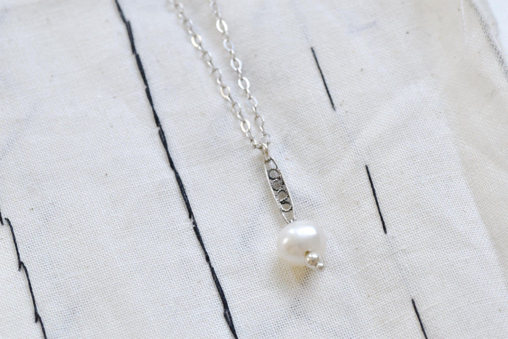 Art Deco Pearl Pendant