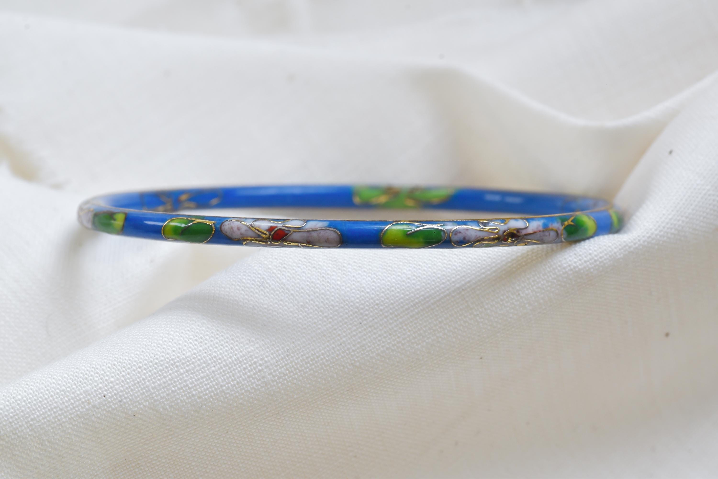 Vintage Cloisonne Bangle
