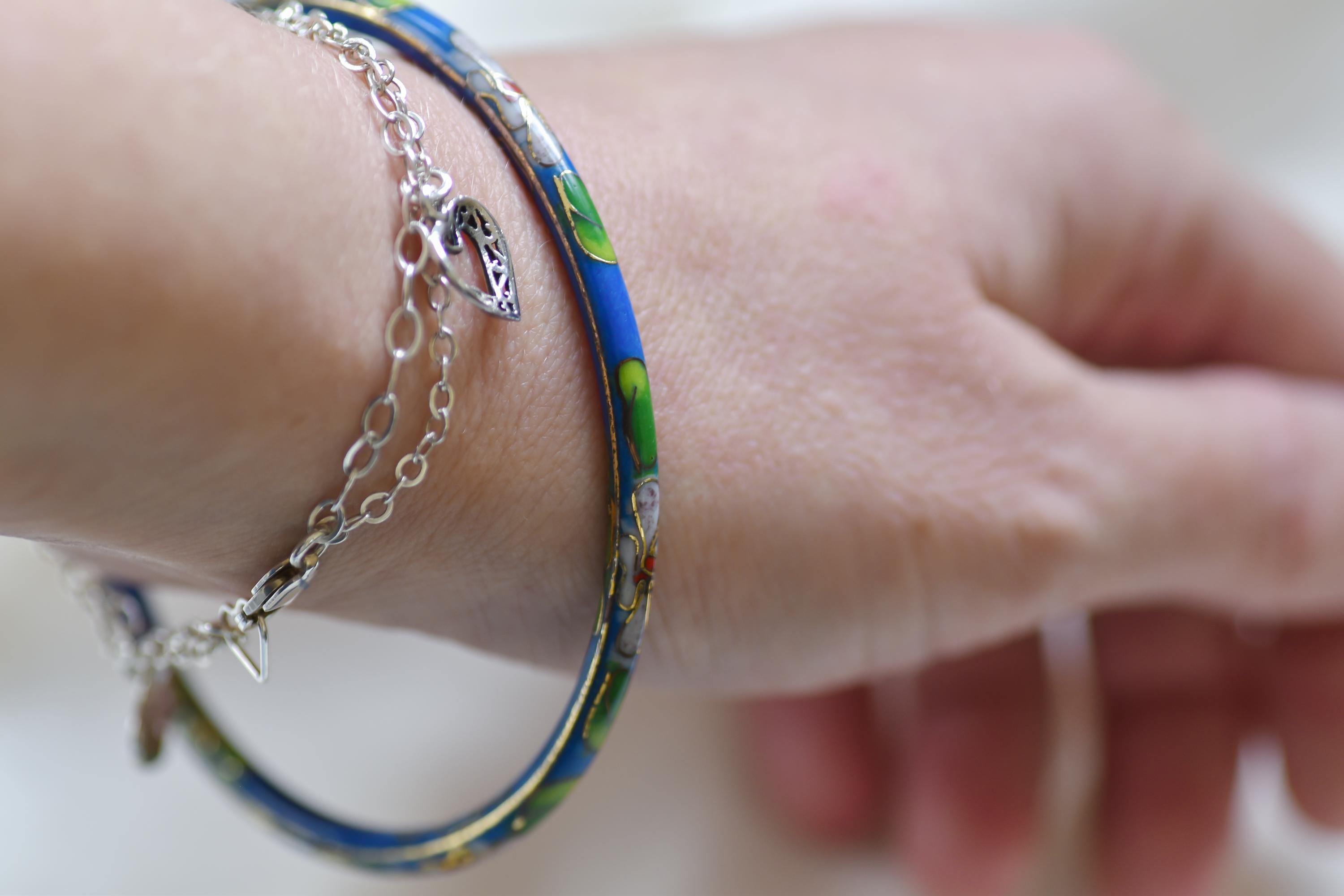Vintage Cloisonne Bangle