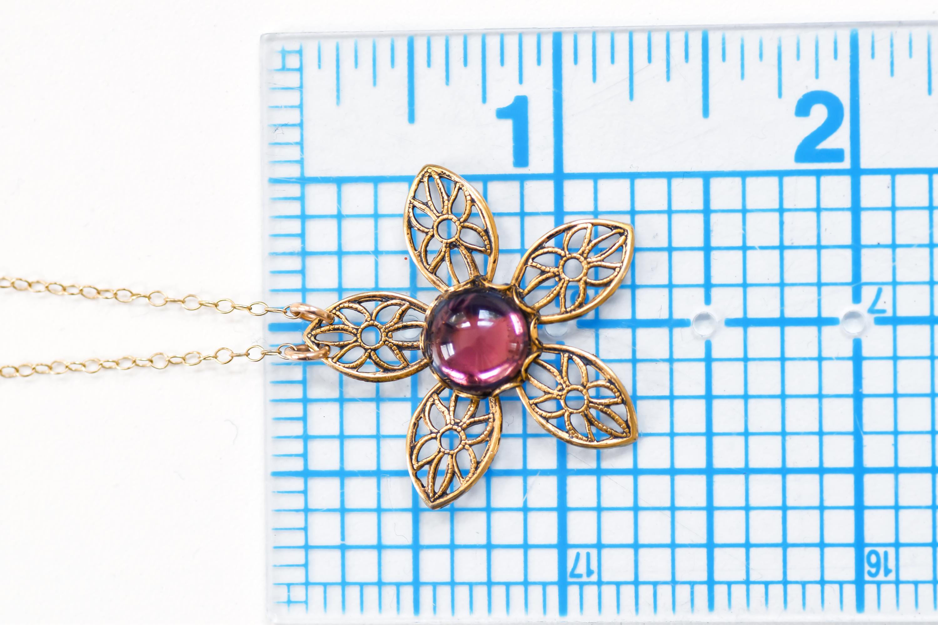 Vintage Amethyst Necklace