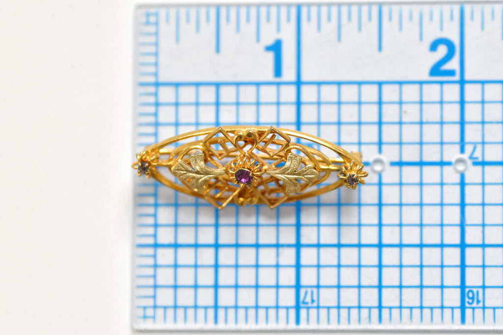 Vintage Filigree Brooch