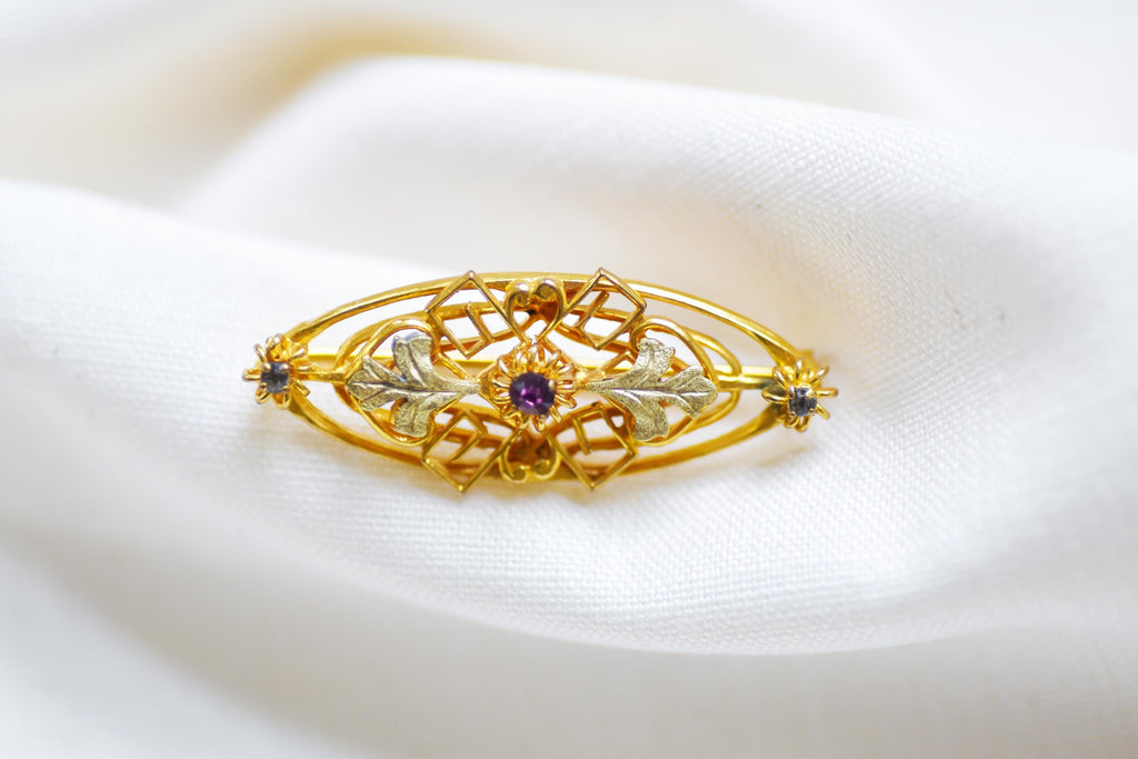 Vintage Filigree Brooch