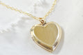 Vintage Heart Locket Necklace