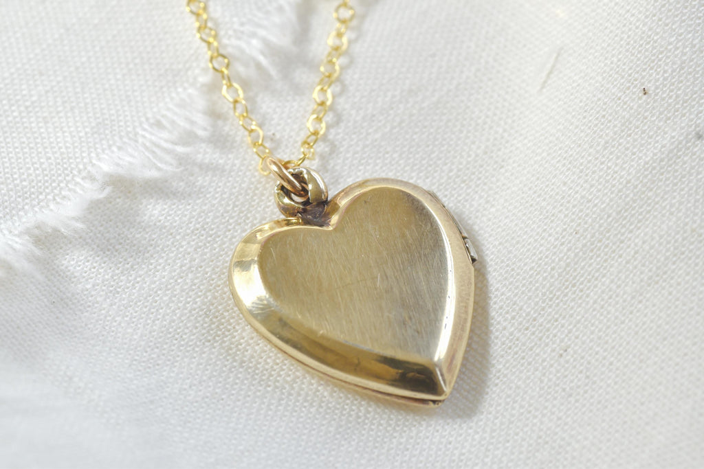 Vintage Heart Locket Necklace