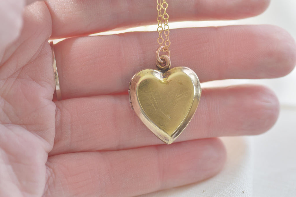 Vintage Heart Locket Necklace