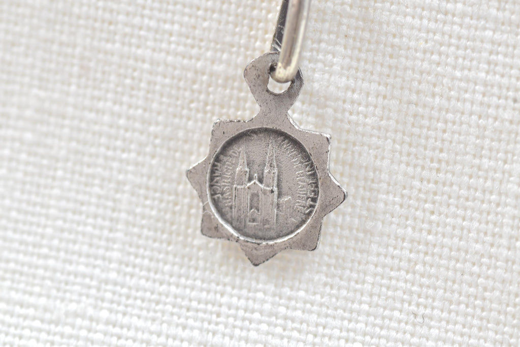 Vintage Sterling Silver Mary and Jesus Necklace