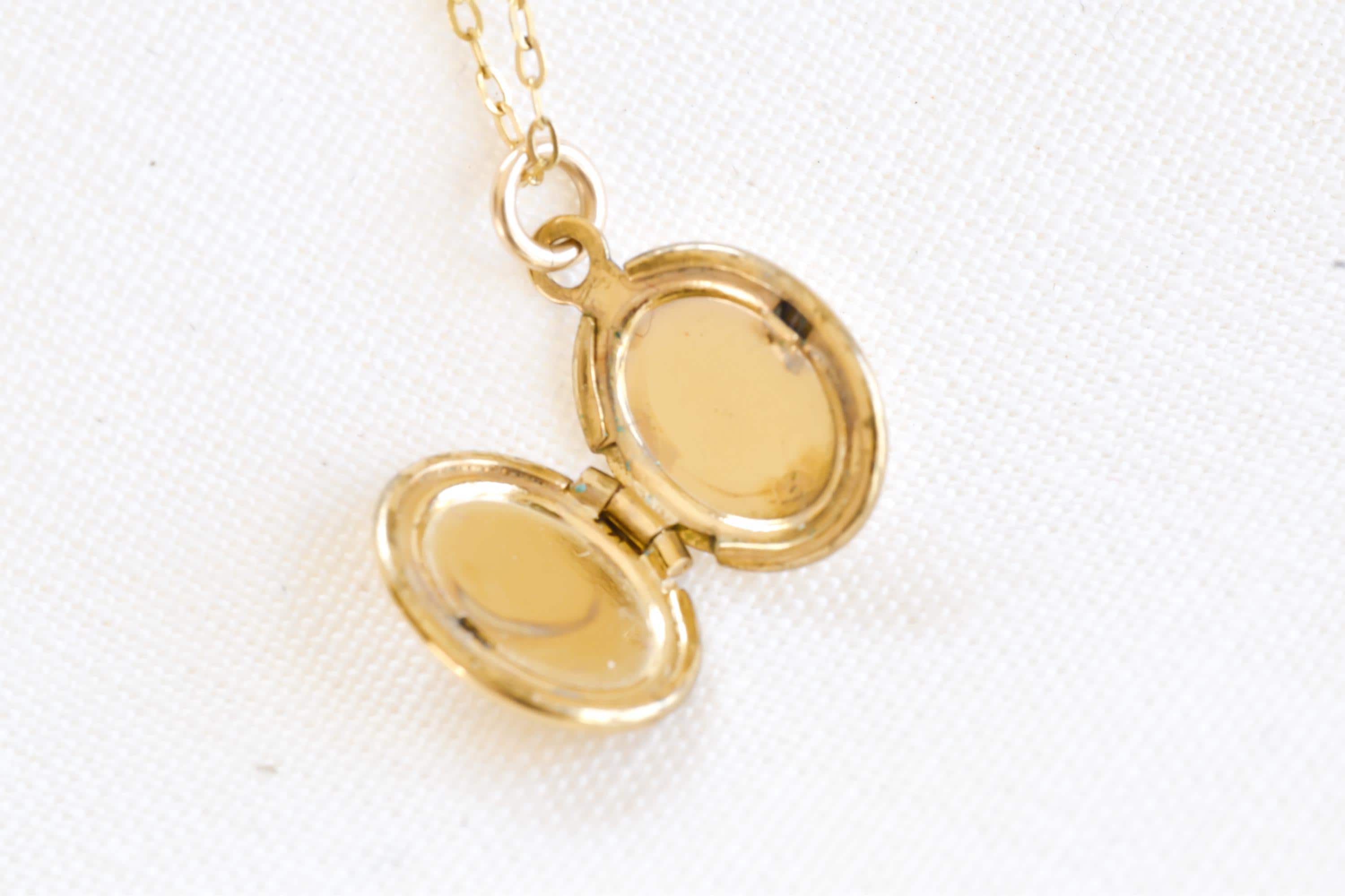 Vintage Gold Filled Locket Necklace