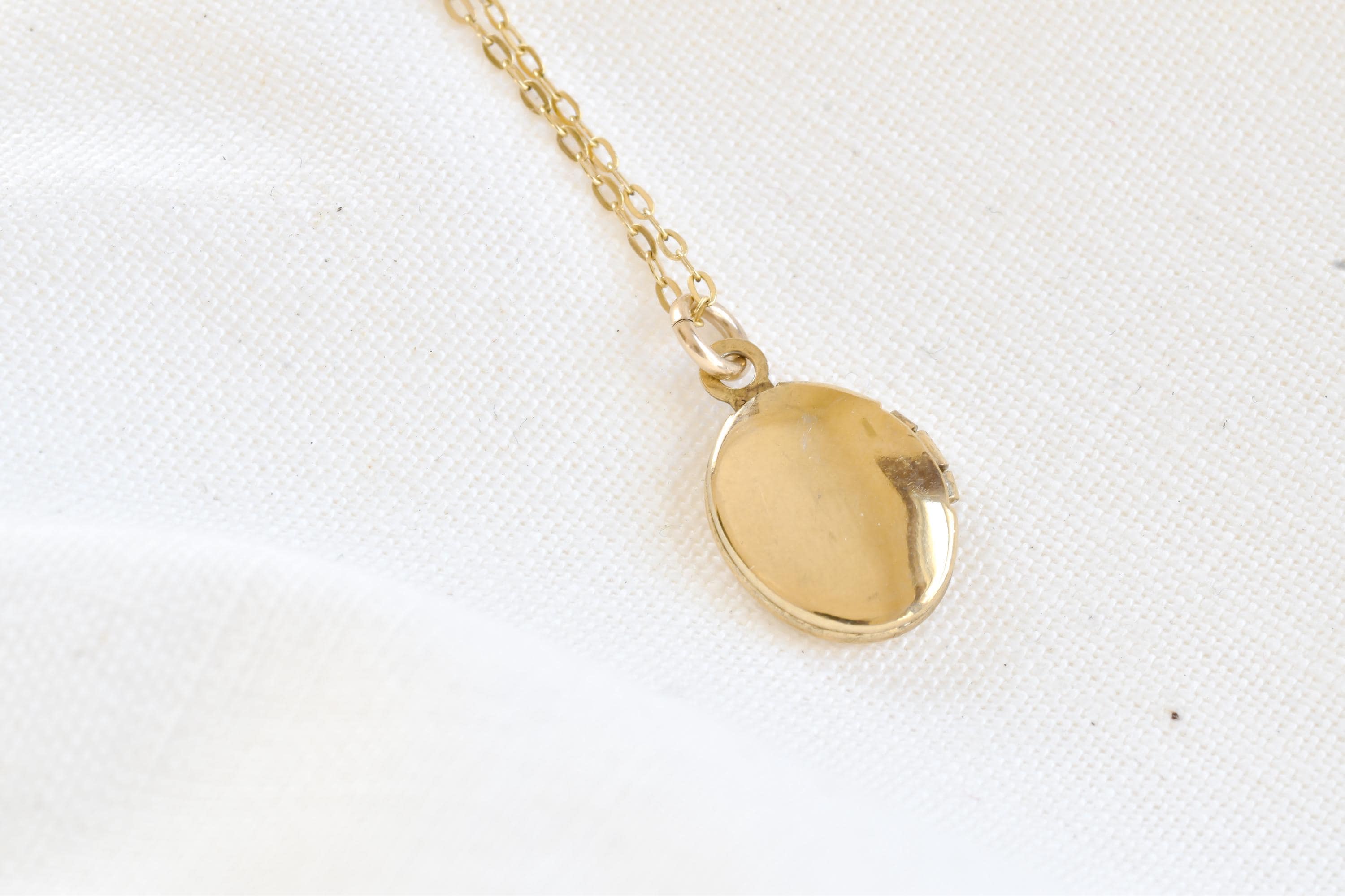 Vintage Gold Filled Locket Necklace