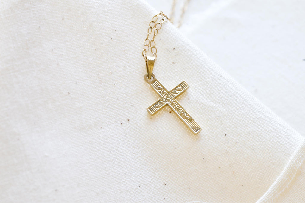 Vintage 14k Gold Cross