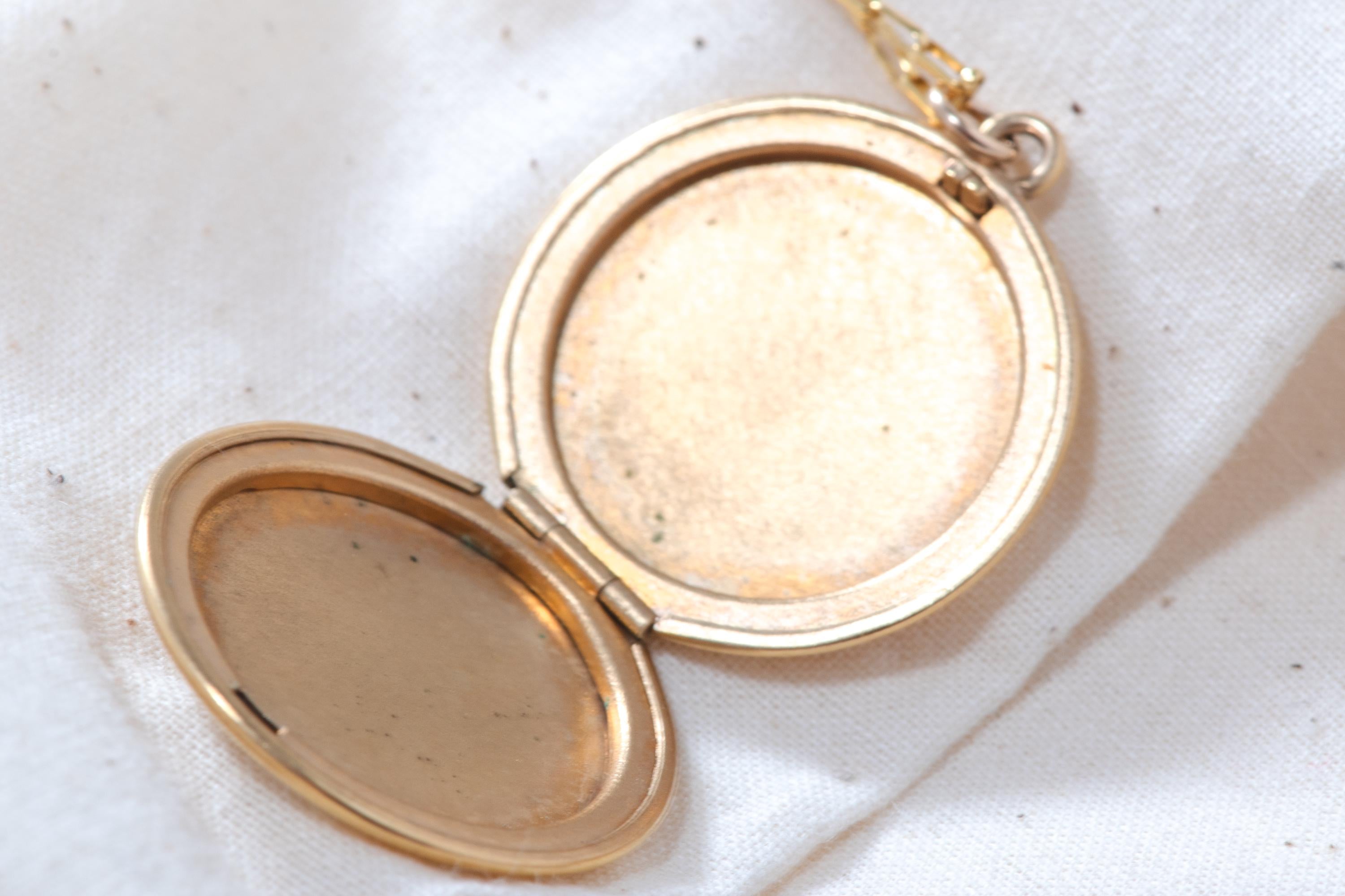 Vintage Monogram Locket