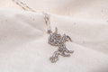 Vintage Sterling Silver Unicorn Necklace