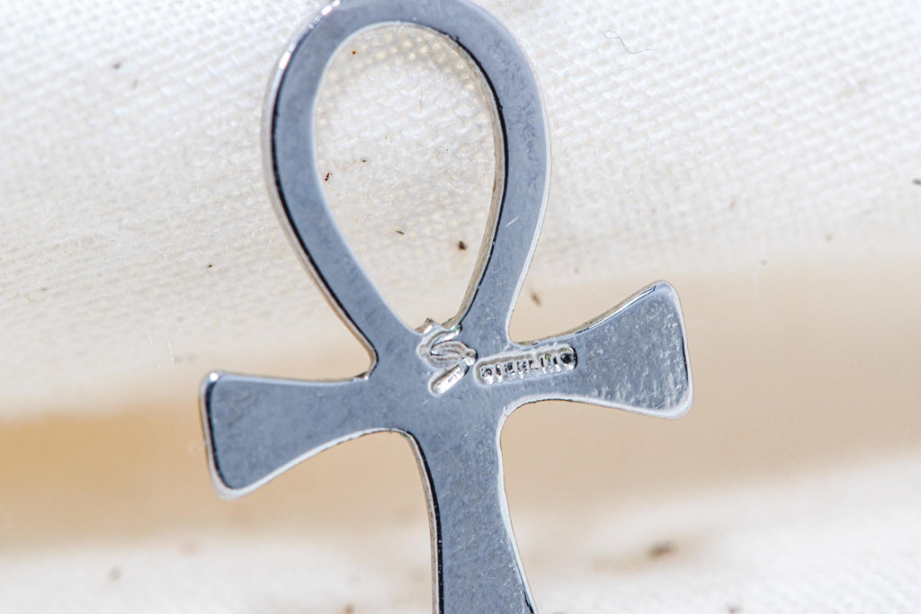 Vintage Sterling Silver Ankh Necklace