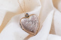 Vintage Gold Fill Heart Locket Necklace