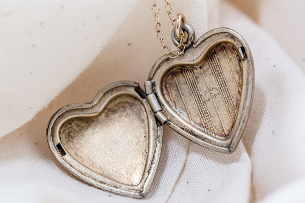 Vintage Gold Fill Heart Locket Necklace