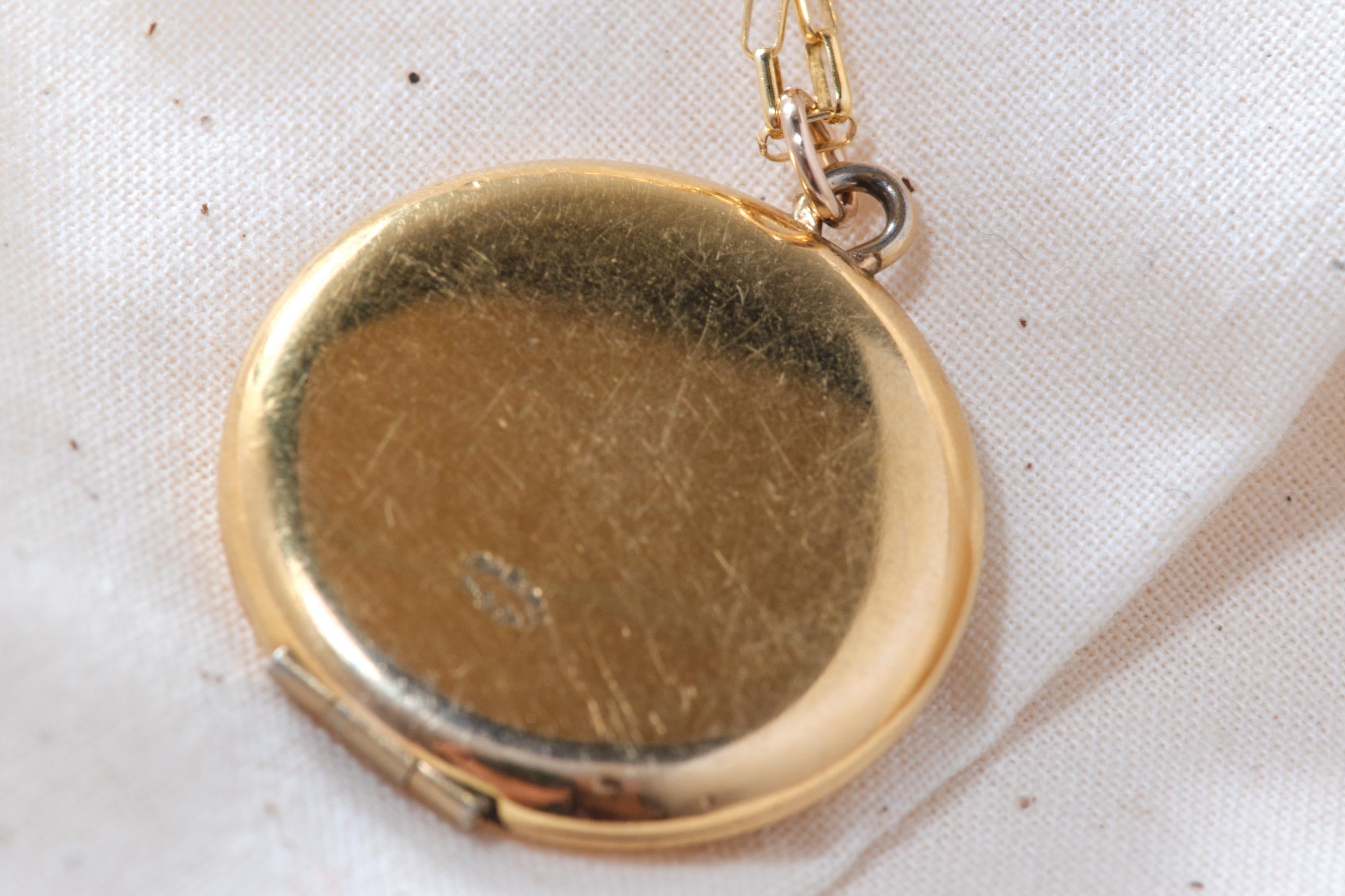 Vintage Monogram Locket