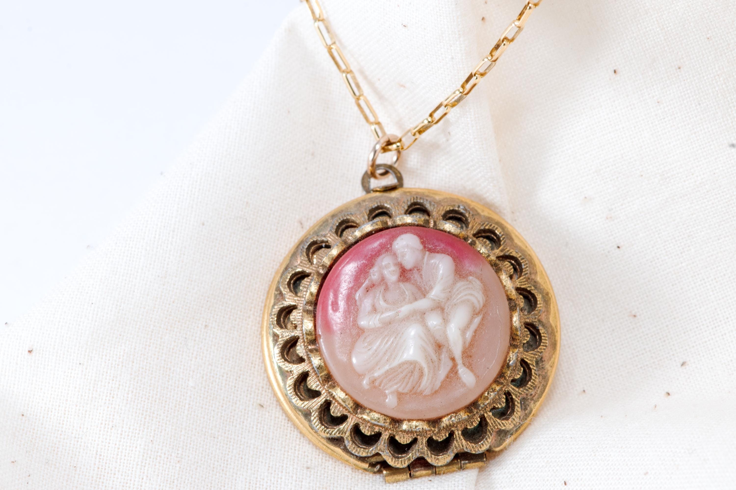 Victorian Style Cameo Locket