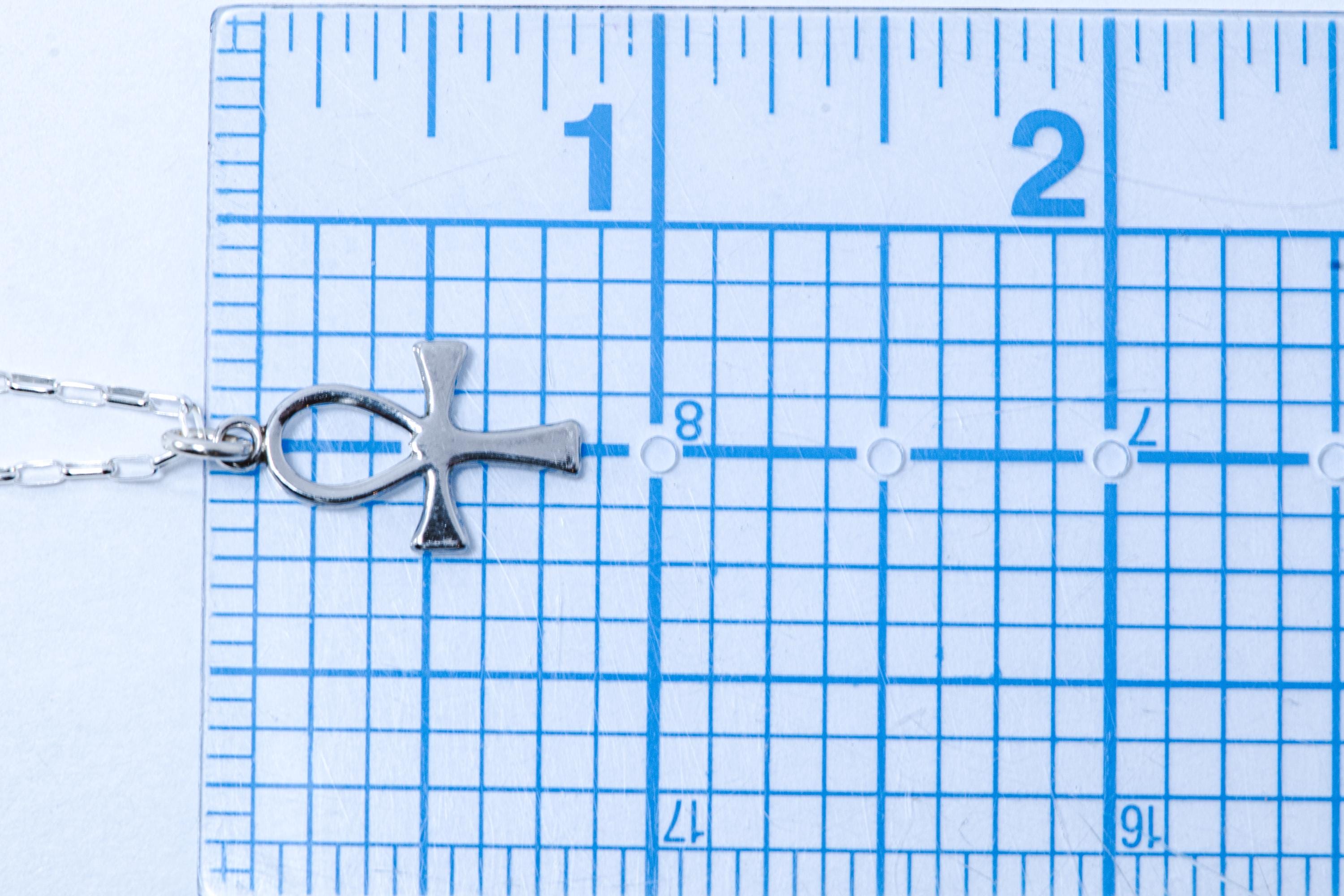 Vintage Sterling Silver Ankh Jewelry Set