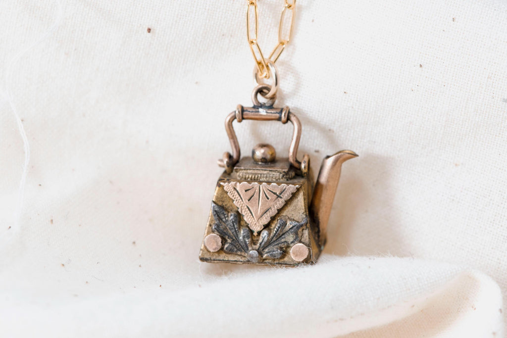 Victorian Teapot Necklace