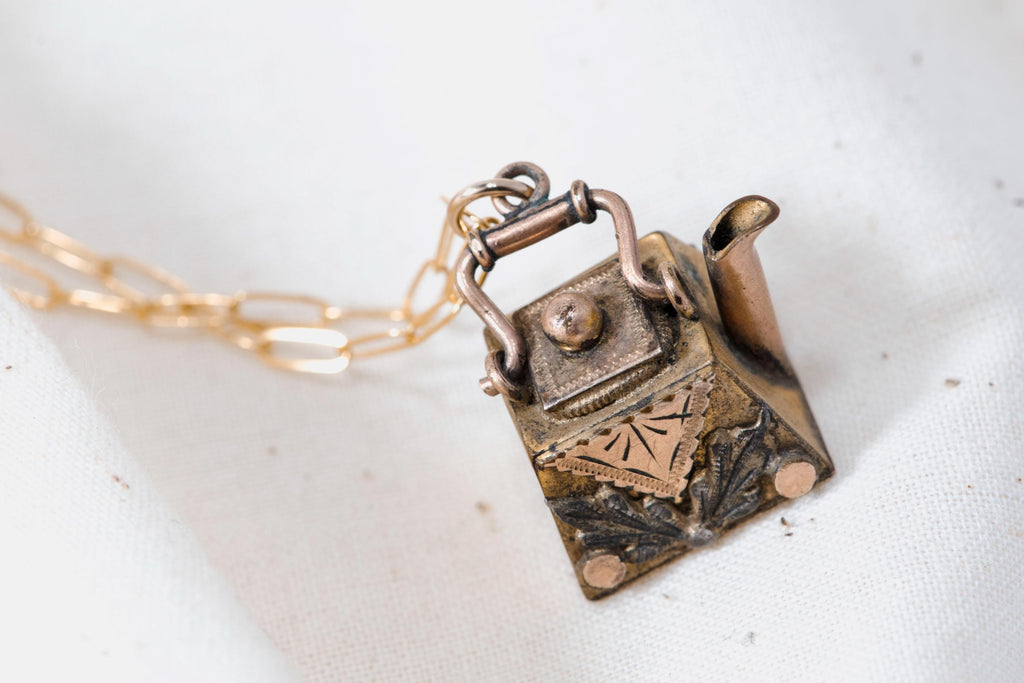 Victorian Teapot Necklace