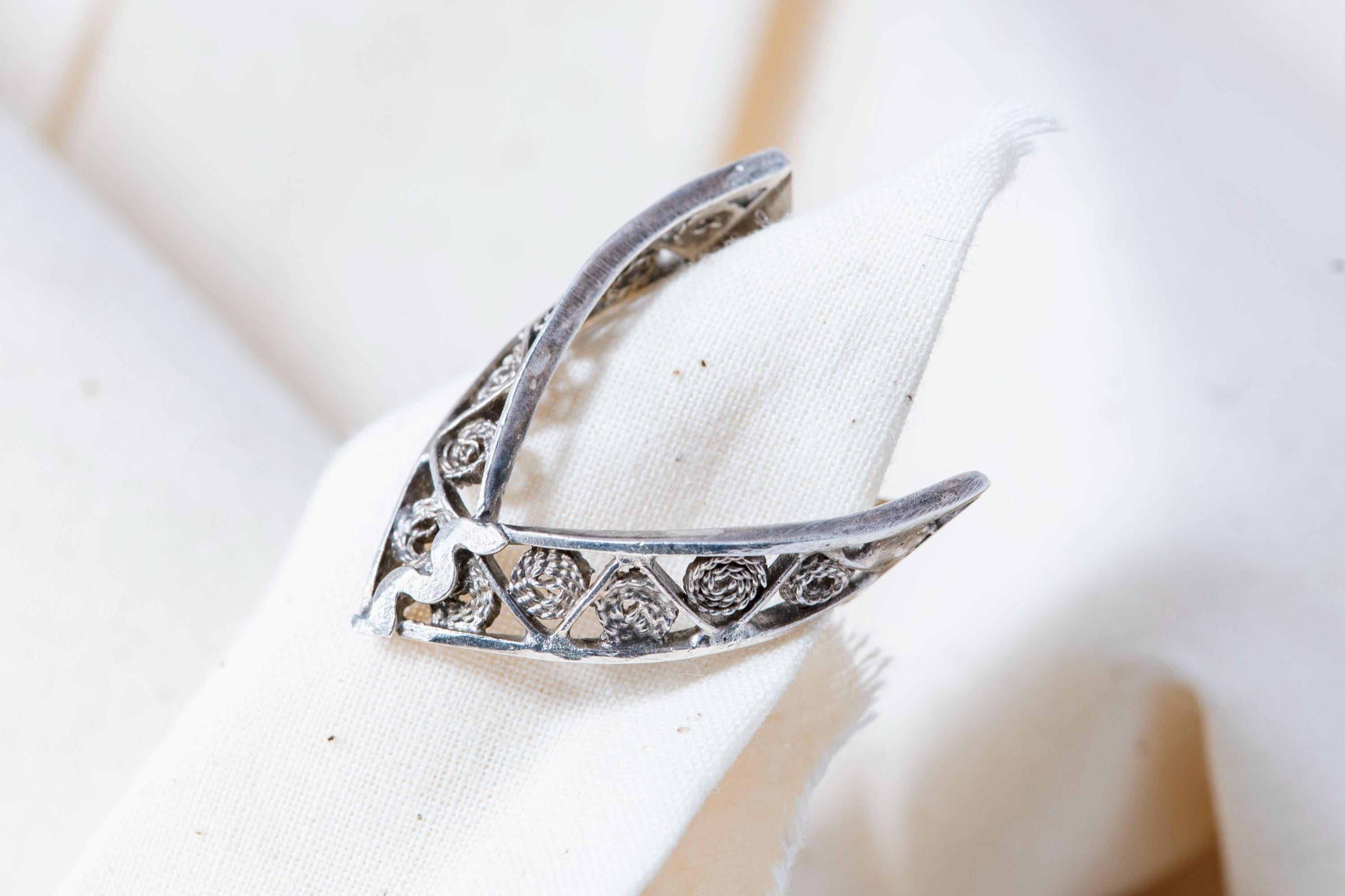 Vintage Sterling Silver Snake Ring
