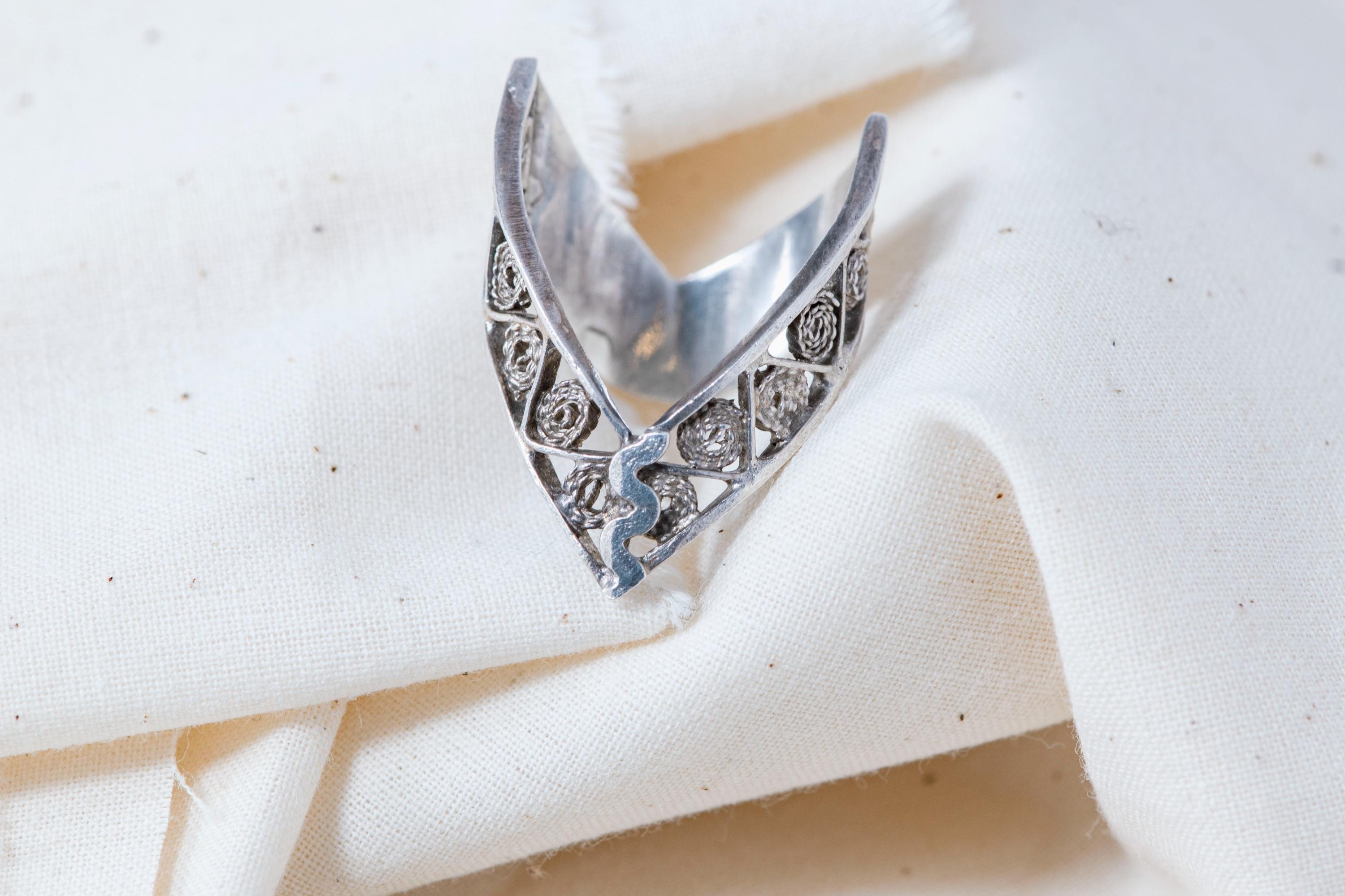 Vintage Sterling Silver Snake Ring