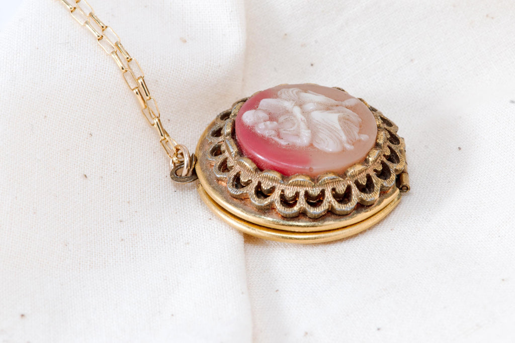 Victorian Style Cameo Locket