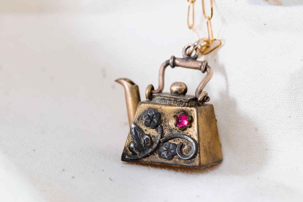 Victorian Teapot Necklace