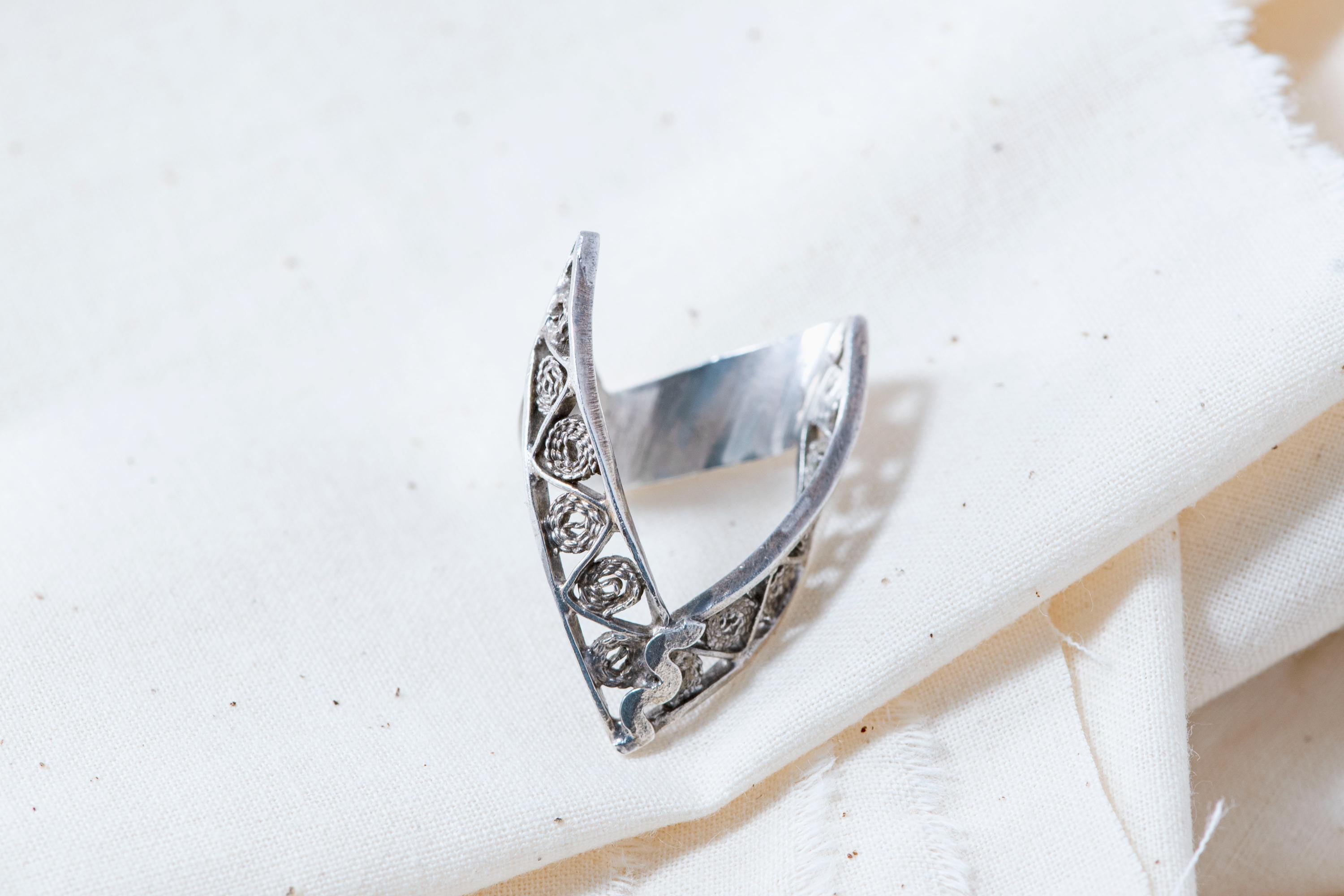 Vintage Sterling Silver Snake Ring