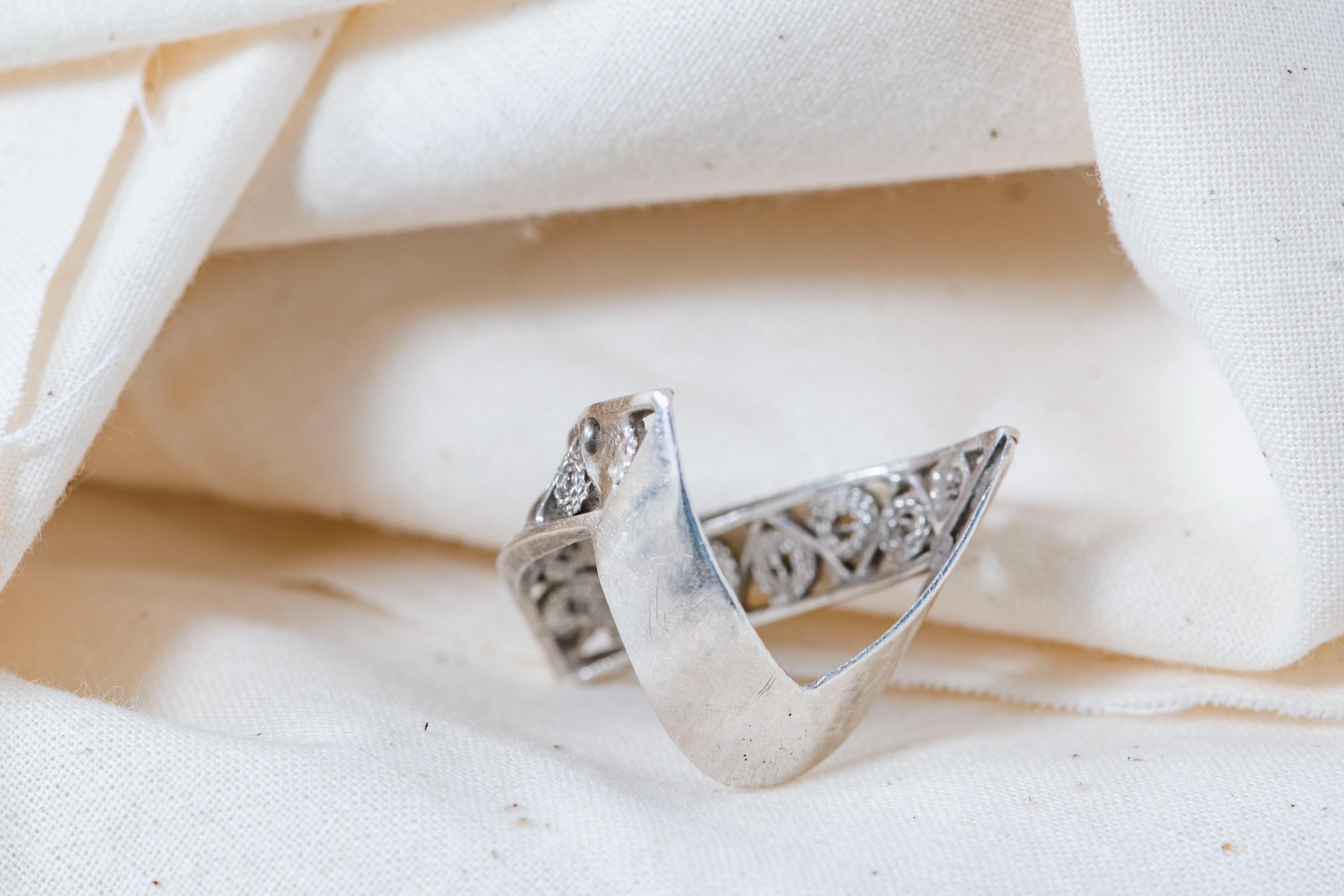 Vintage Sterling Silver Snake Ring