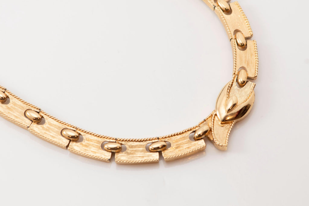 Vintage Monet Buckle Necklace