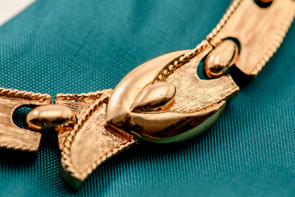 Vintage Monet Buckle Necklace