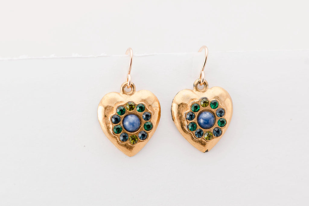 Vintage Heart Earrings
