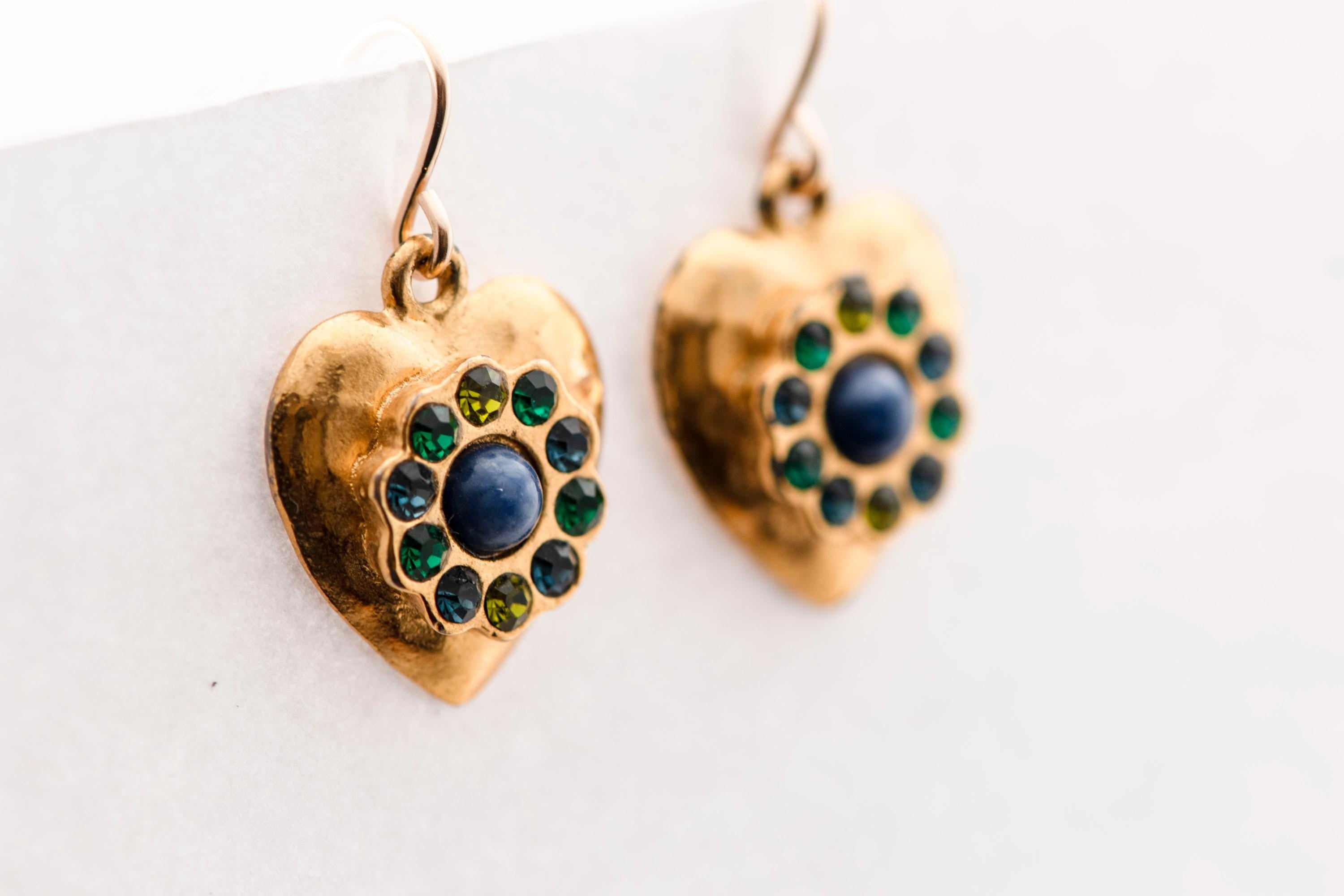 Vintage Heart Earrings
