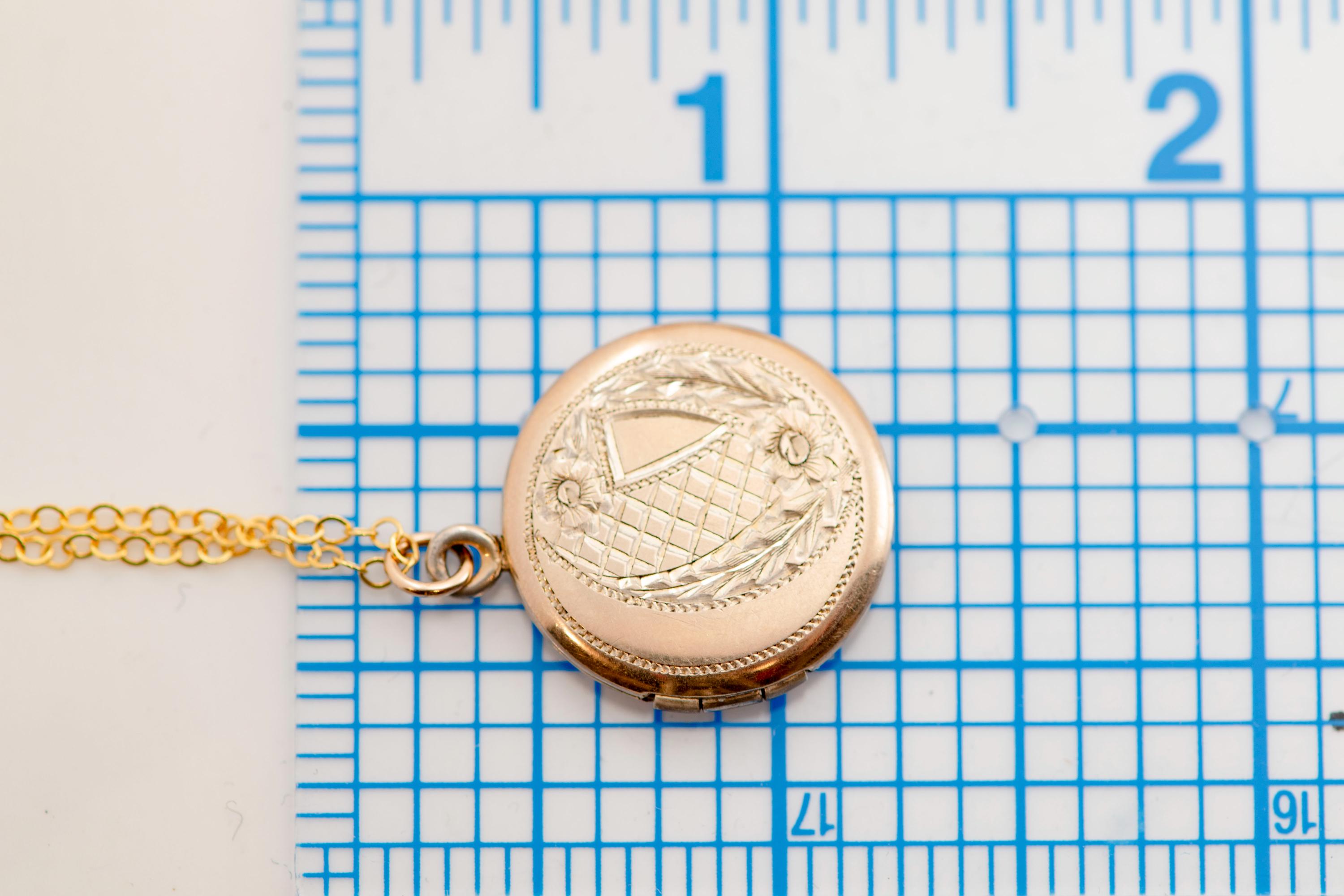 Antique Victorian Gold-Filled Locket