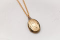 Antique Oval Locket Necklace