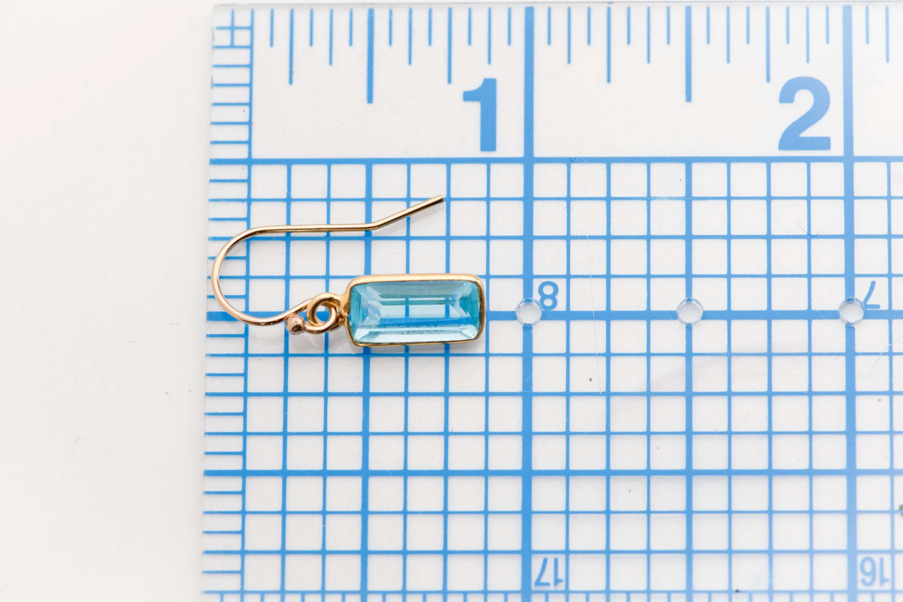 Blue Topaz Vermeil Earrings