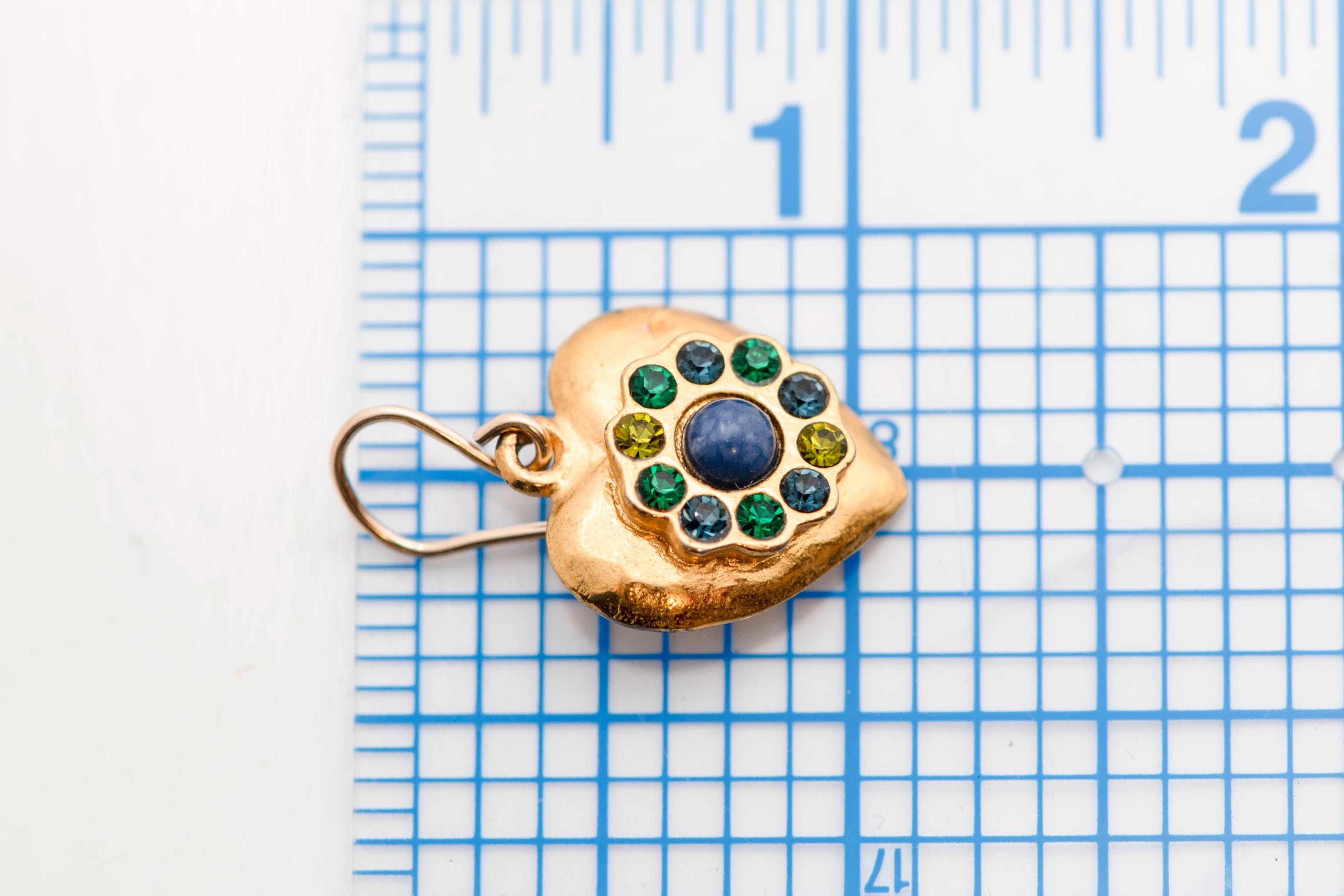 Vintage Heart Earrings