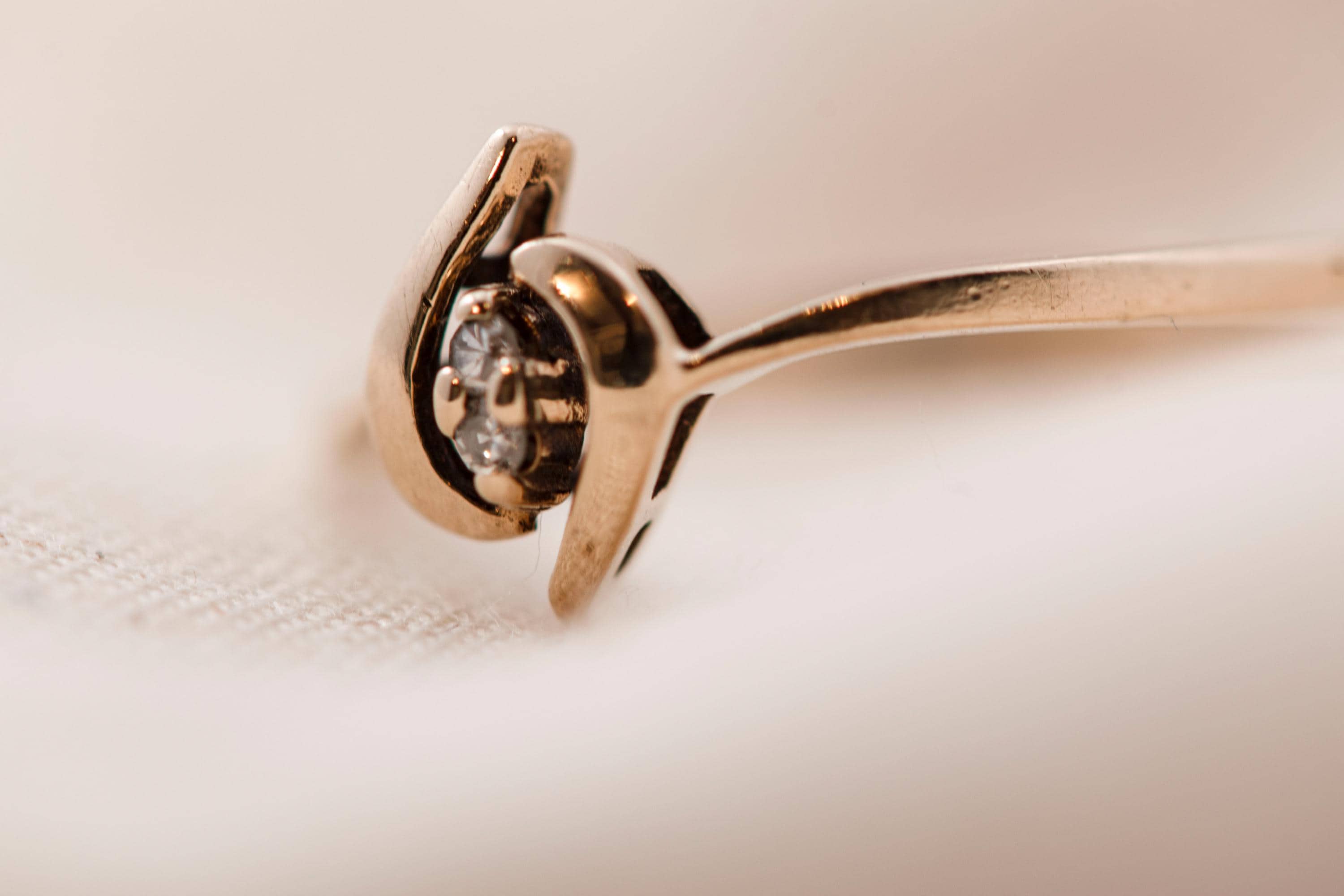 Vintage 10k Diamond Ring