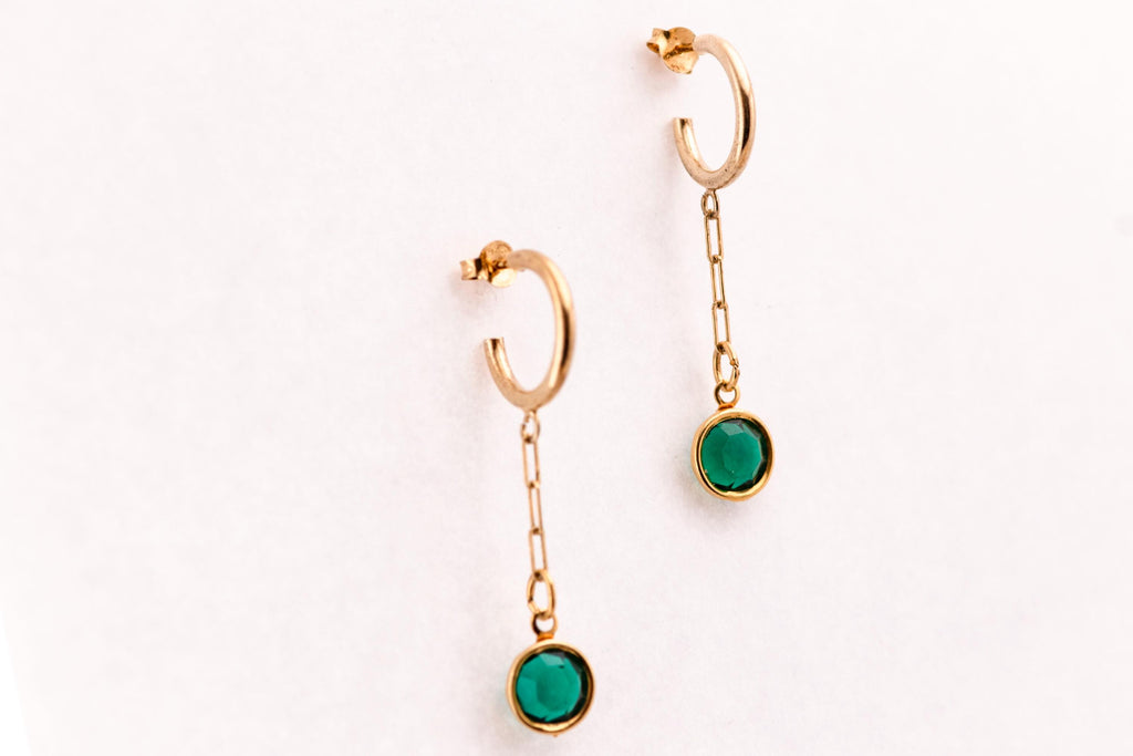 Vintage Austrian Crystal Drop Earrings