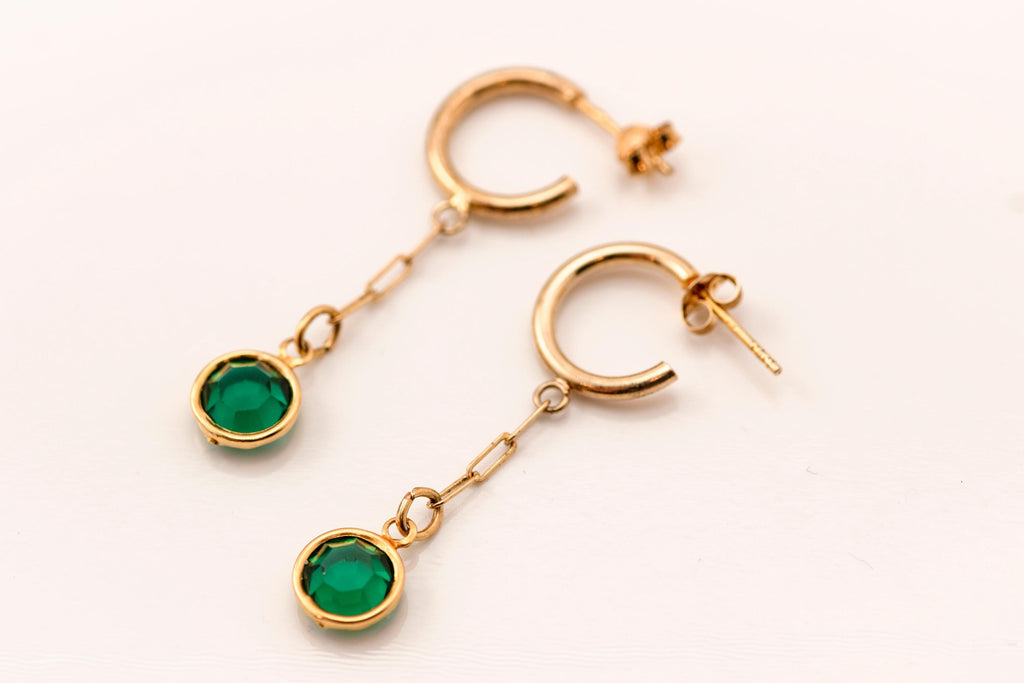 Vintage Austrian Crystal Drop Earrings
