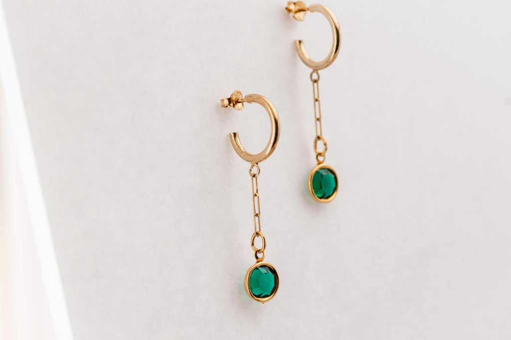 Vintage Austrian Crystal Drop Earrings